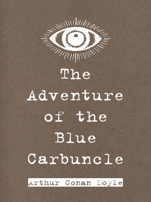 cover image of The Adventure of the Blue Carbuncle